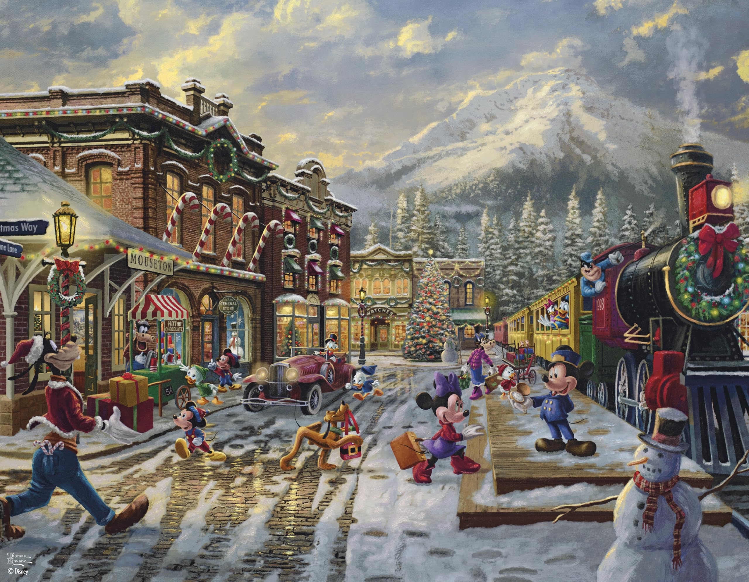 Disney - がくママ Amazon.com: Ceaco - 4 in 1 Multipack - Thomas Kinkade